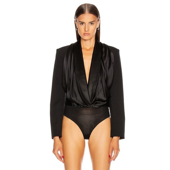 Alexander Wang Tuxedo Hybrid Bodysuit - Picture 4 of 7
